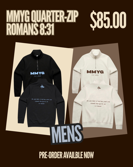 MENS MMYG ROMANS 8:31 QUARTER-ZIP