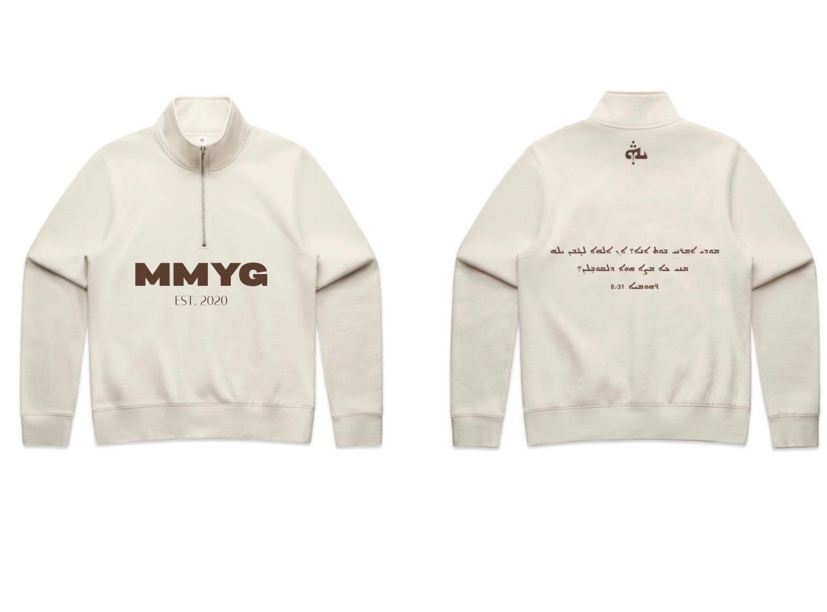 WOMENS MMYG ROMANS 8:31 QUARTER-ZIP